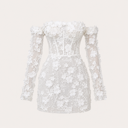 Off-Shoulder Cocktail Dress For Women