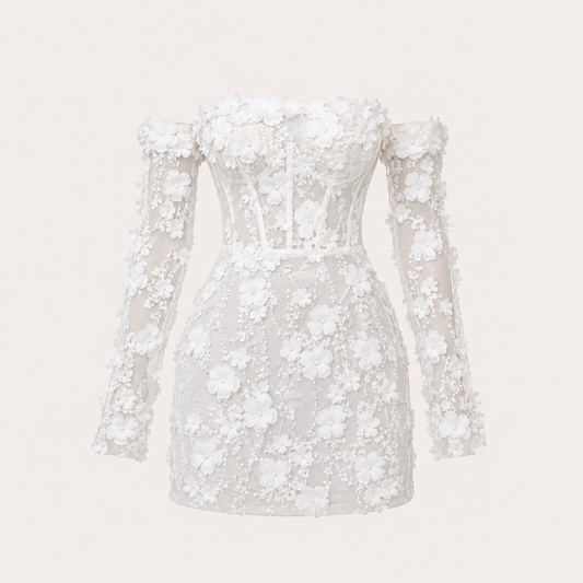 Off-Shoulder Cocktail Dress For Women