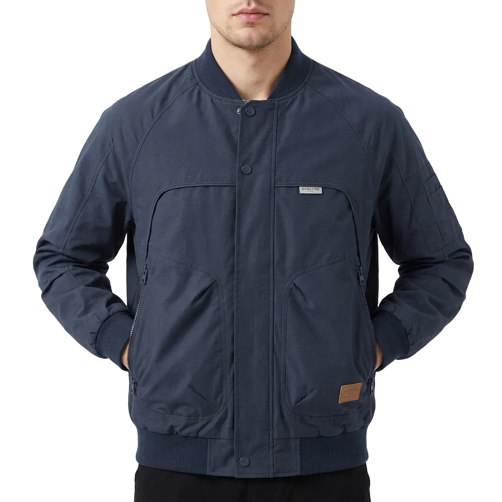 Ace | Men's Raglan Bomber Jacket with Utility Pockets