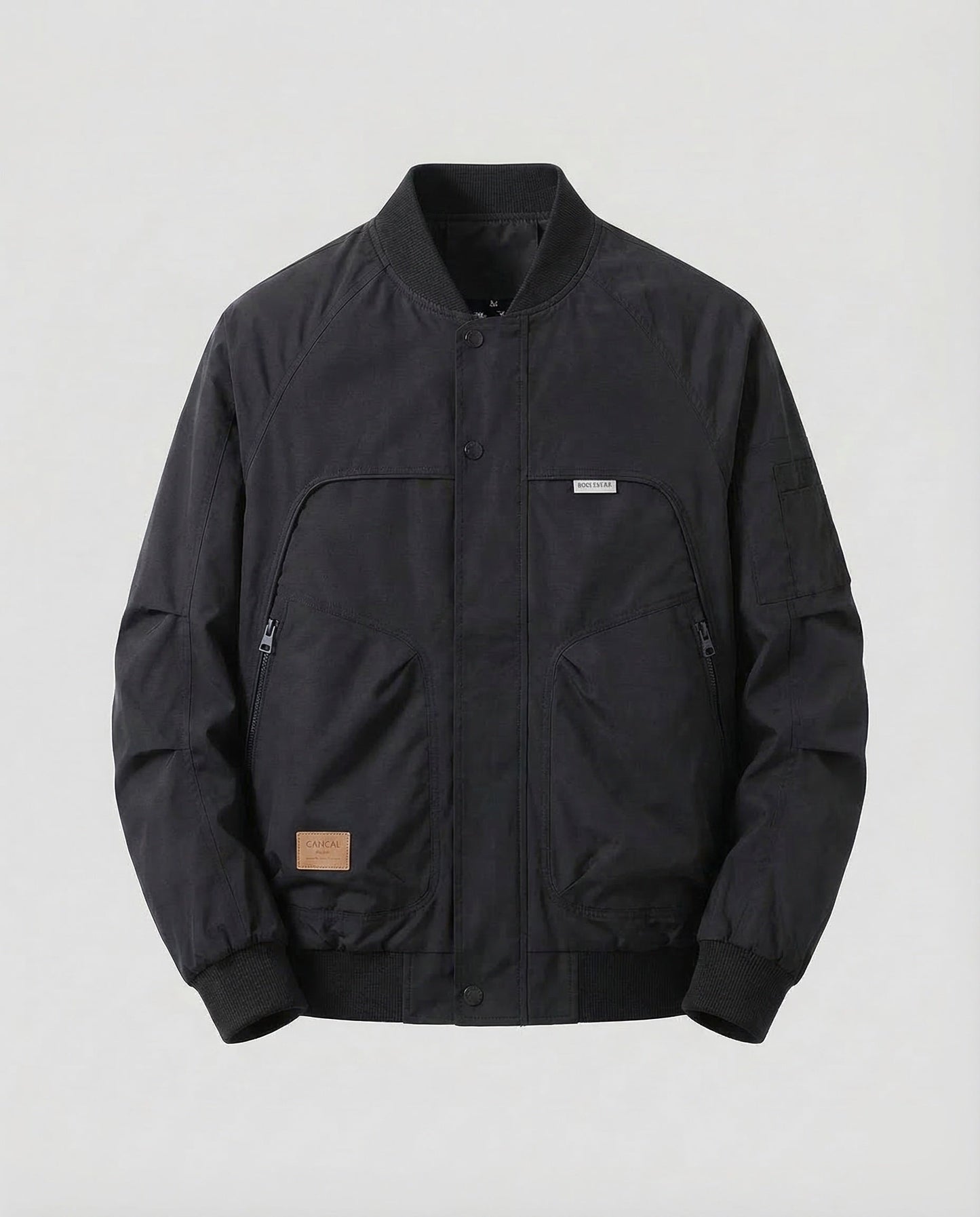 Ace | Men's Raglan Bomber Jacket with Utility Pockets