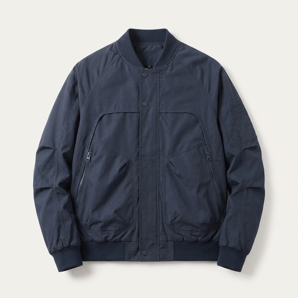Ace | Men's Raglan Bomber Jacket with Utility Pockets