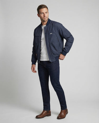 Ace | Men's Raglan Bomber Jacket with Utility Pockets