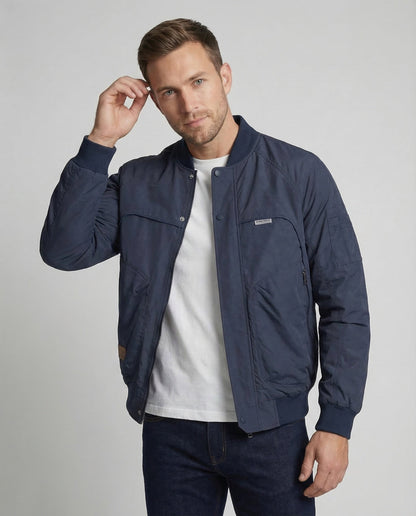 Ace | Men's Raglan Bomber Jacket with Utility Pockets