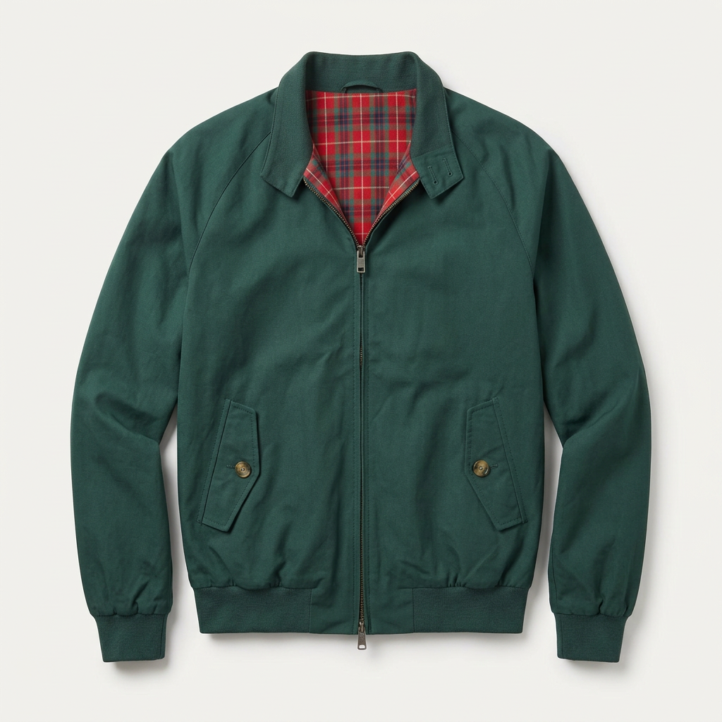 Rex | Men's Full Zip Blouson Jacket with Pockets