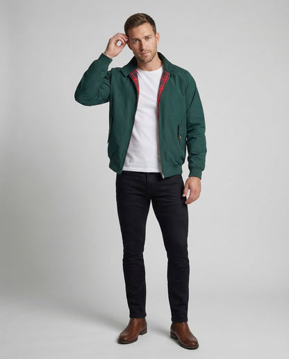 Rex | Men's Full Zip Blouson Jacket with Pockets