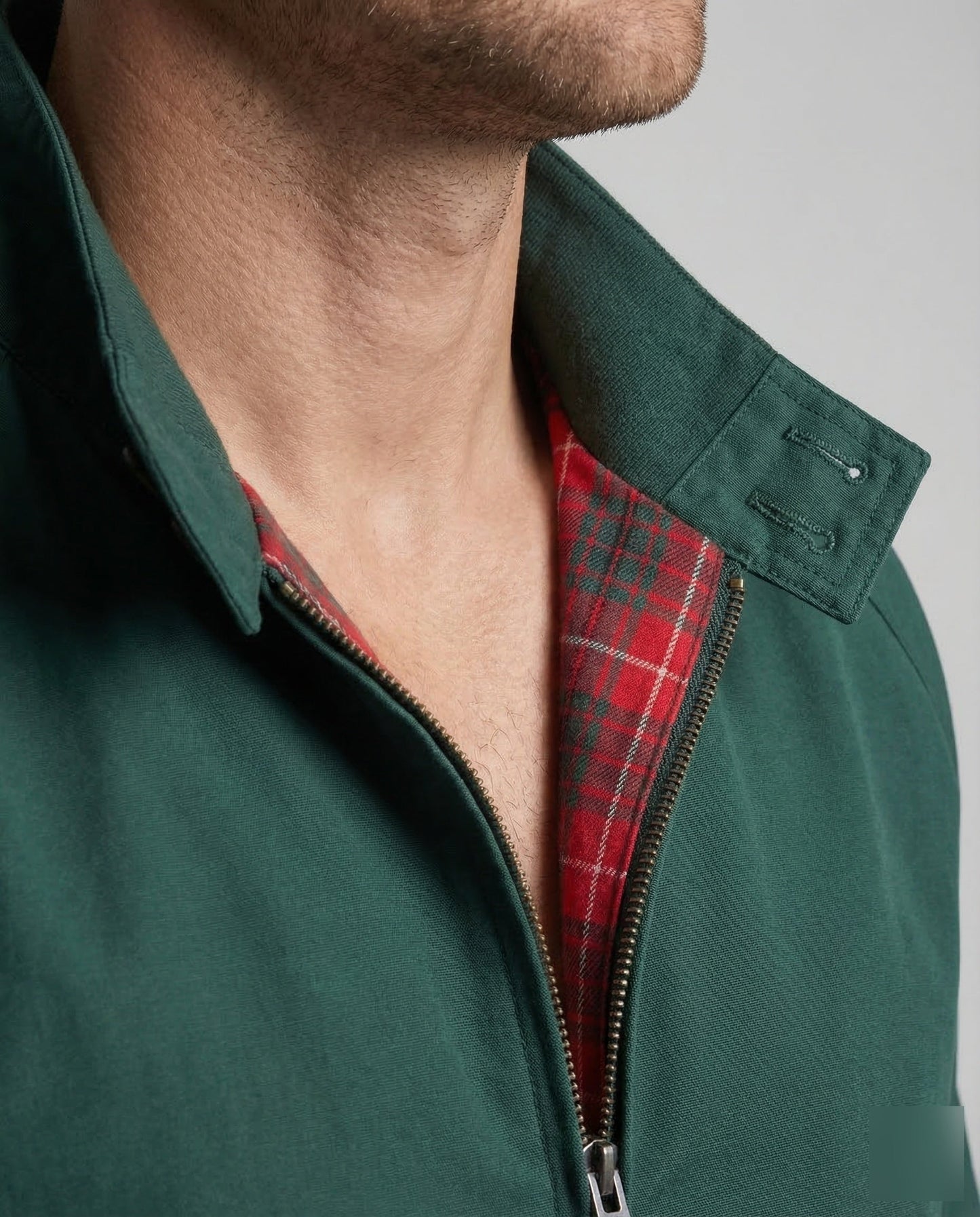 Rex | Men's Full Zip Blouson Jacket with Pockets