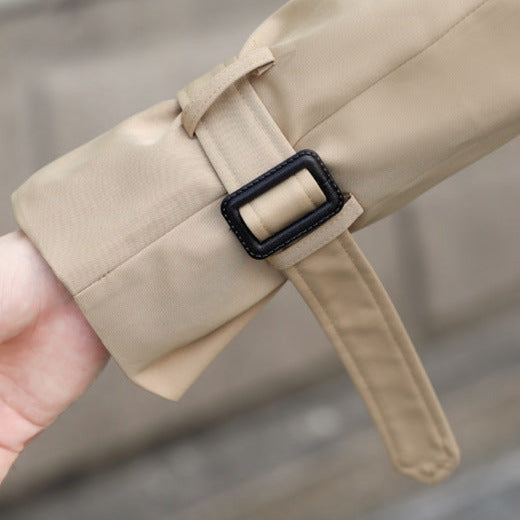 Knox | Men's Double-Breasted Long Trench Coat