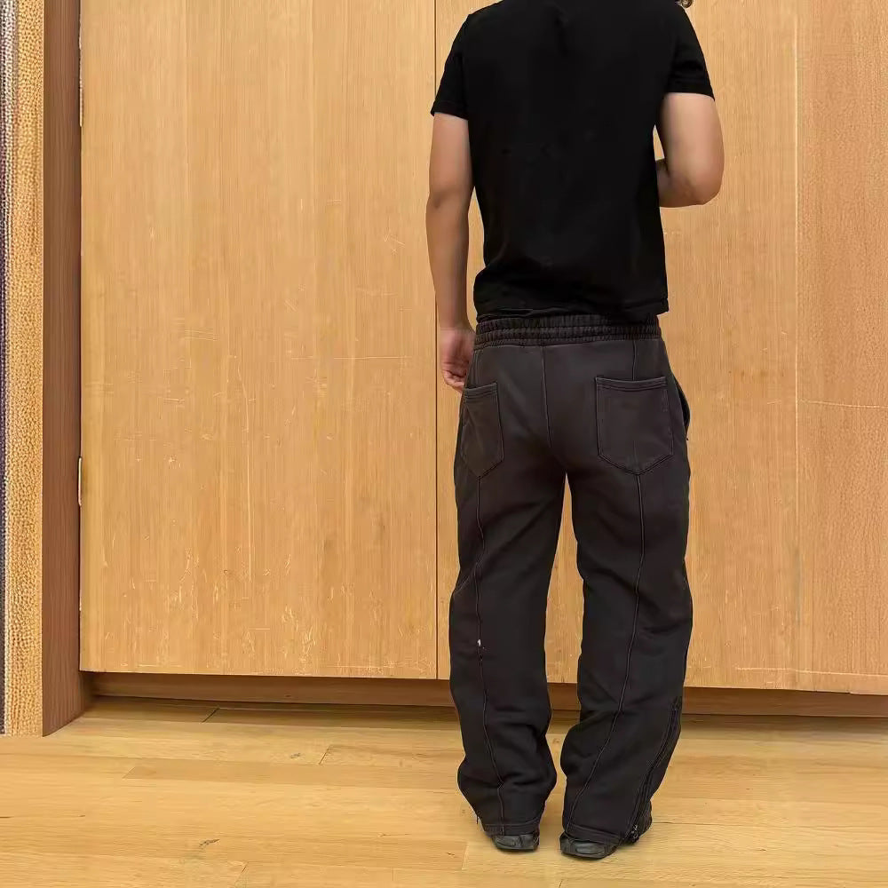 Eli | Men's Wide Leg Cargo Sweatpants