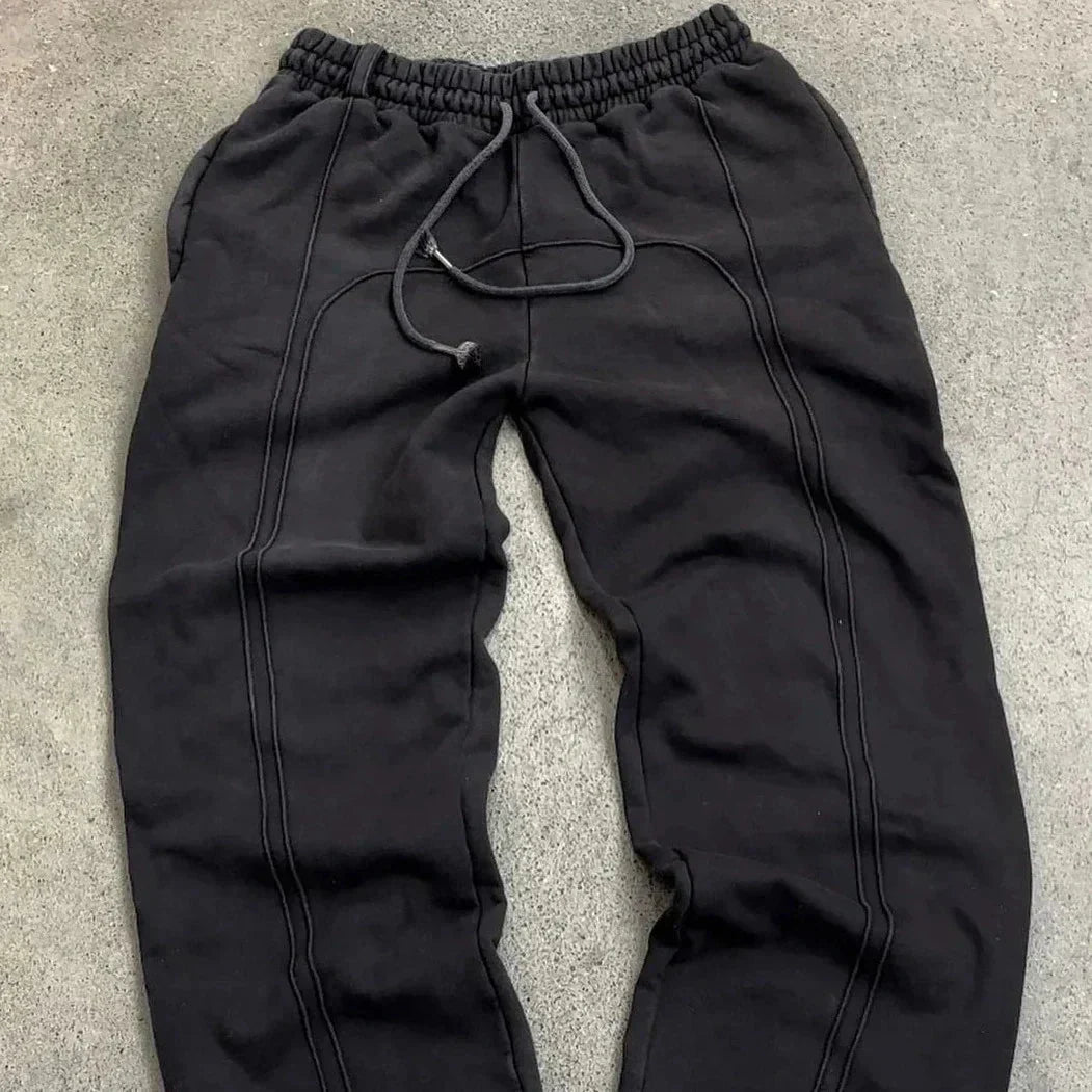 Eli | Men's Wide Leg Cargo Sweatpants