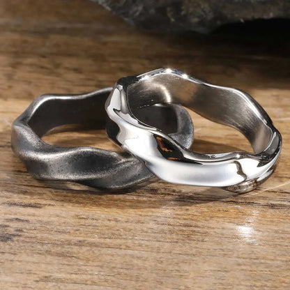 Mobius Minimalist Stainless Steel Ring