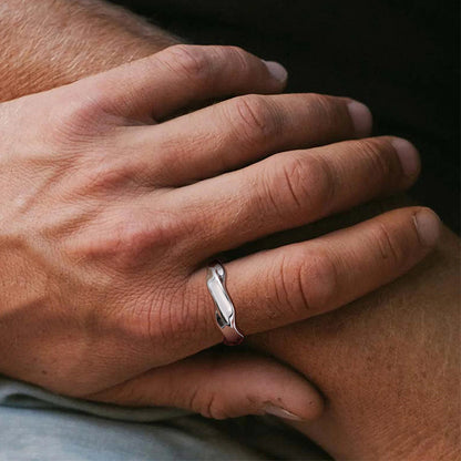 Mobius Minimalist Stainless Steel Ring