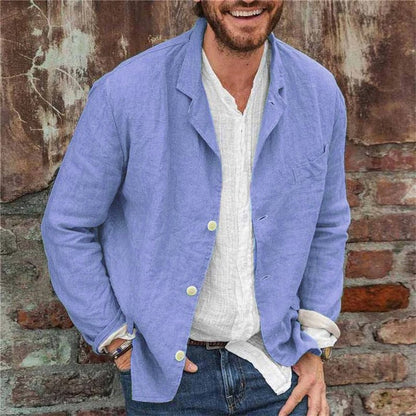 Marco Bellini | Men's Lightweight Casual Linen Blazer