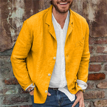 Marco Bellini | Men's Lightweight Casual Linen Blazer