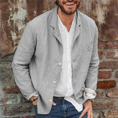 Marco Bellini | Men's Lightweight Casual Linen Blazer