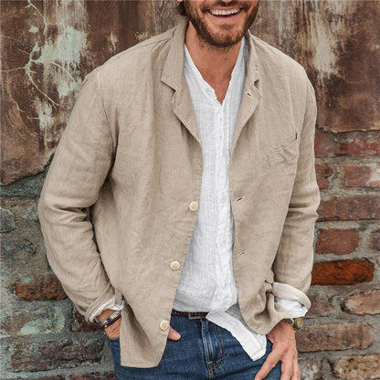 Marco Bellini | Men's Lightweight Casual Linen Blazer