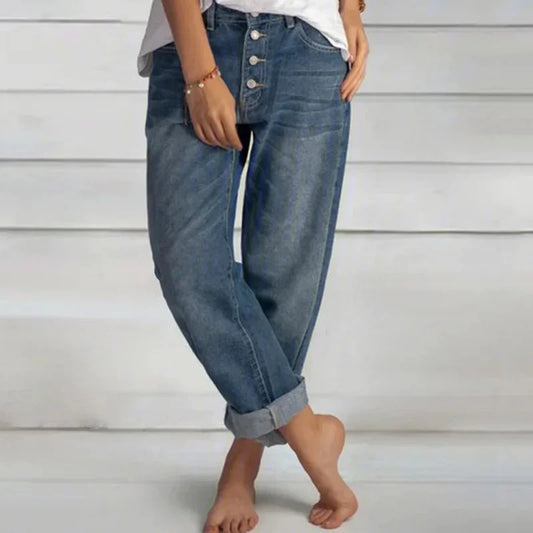 Kamilla | Stylish Loose-Fit High-Waist Jeans