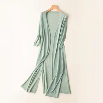 Laura | Women's Long Open Front Cardigan