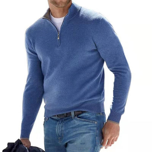 Barry | Men's Quarter Zip Sweater
