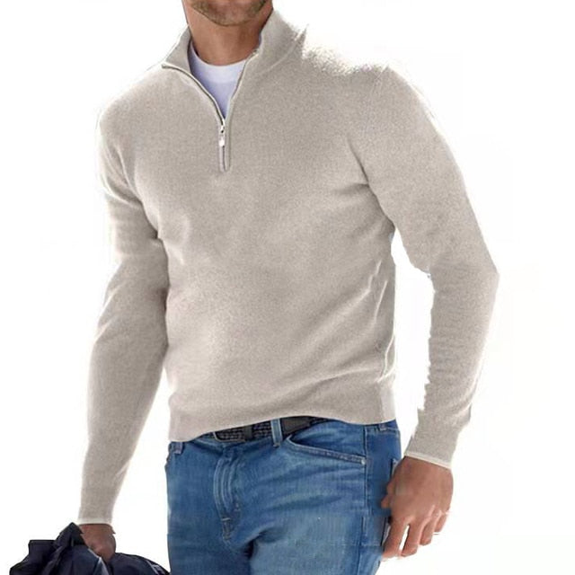 Barry | Men's Quarter Zip Sweater