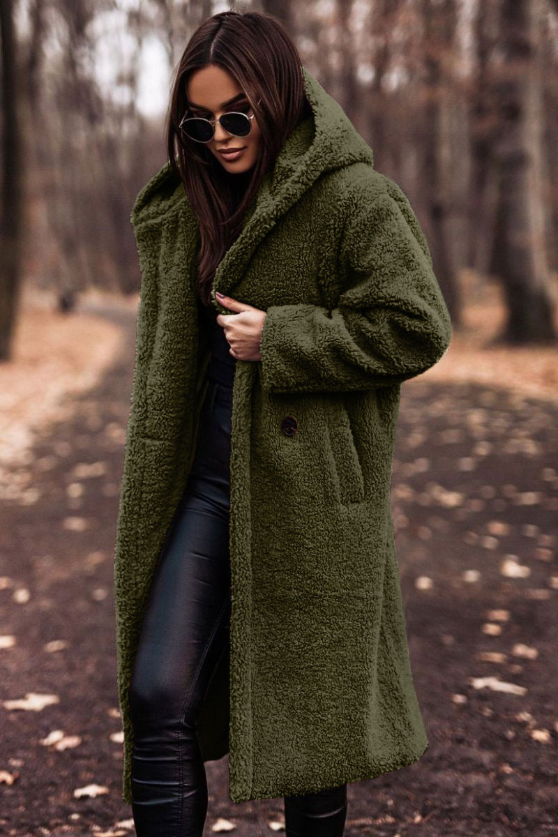Allison | Women's Hooded Teddy Coat