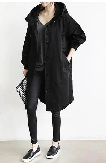 Raegan | Women's Oversized Hooded Trench Coat