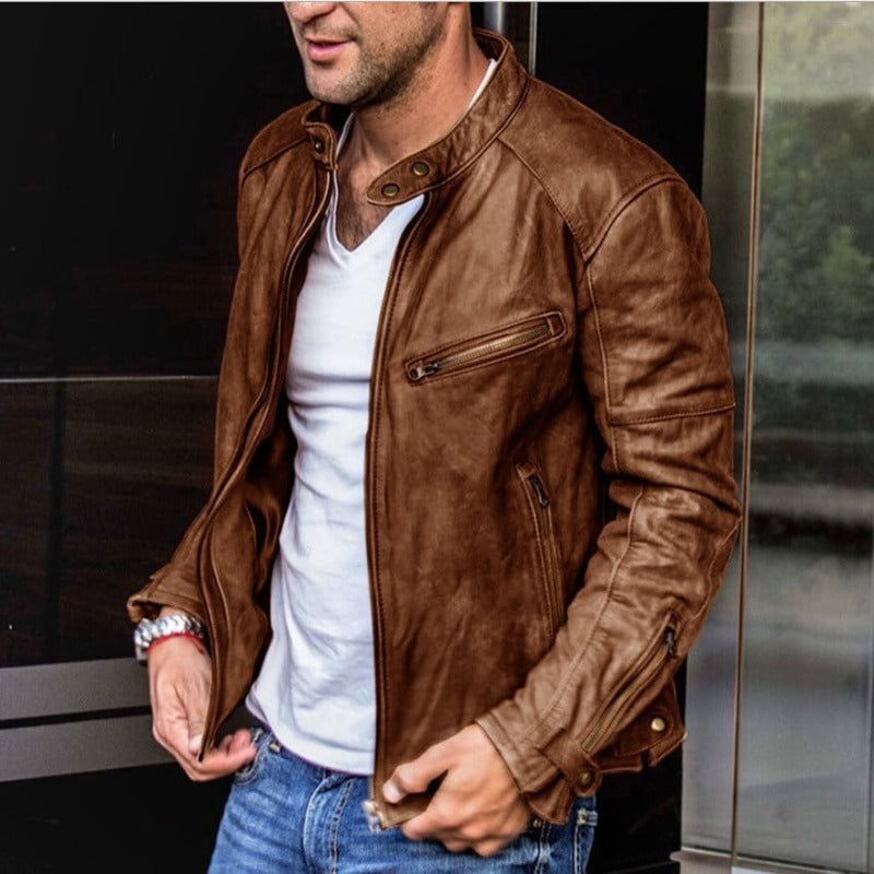 Will | Men's Slim Fit Faux Leather Jacket