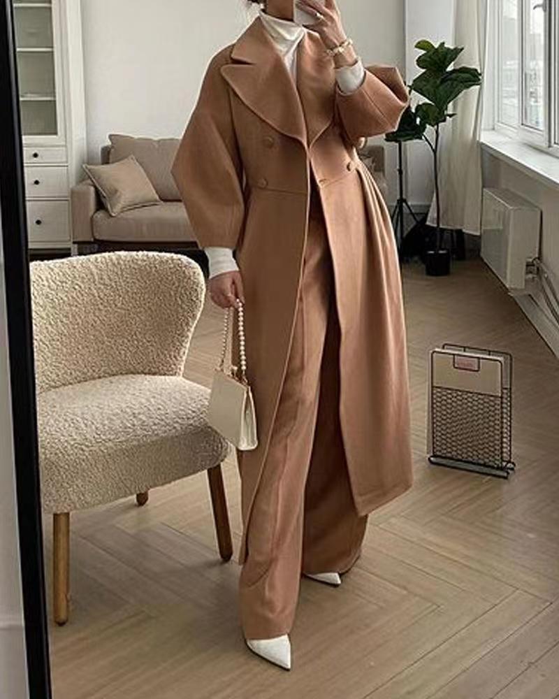 Phyllis | Women's Double Breasted Maxi Coat