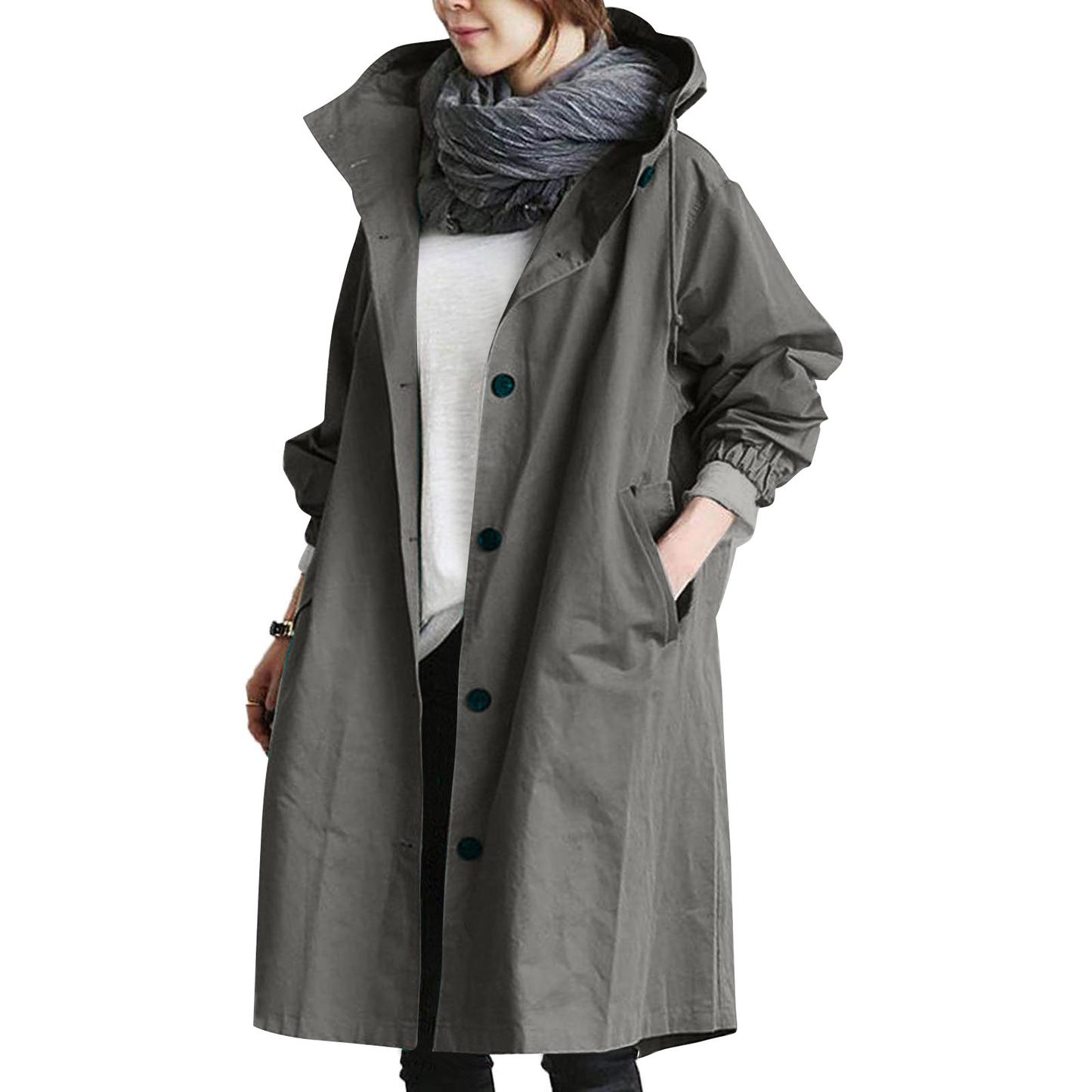 Raegan | Women's Oversized Hooded Trench Coat