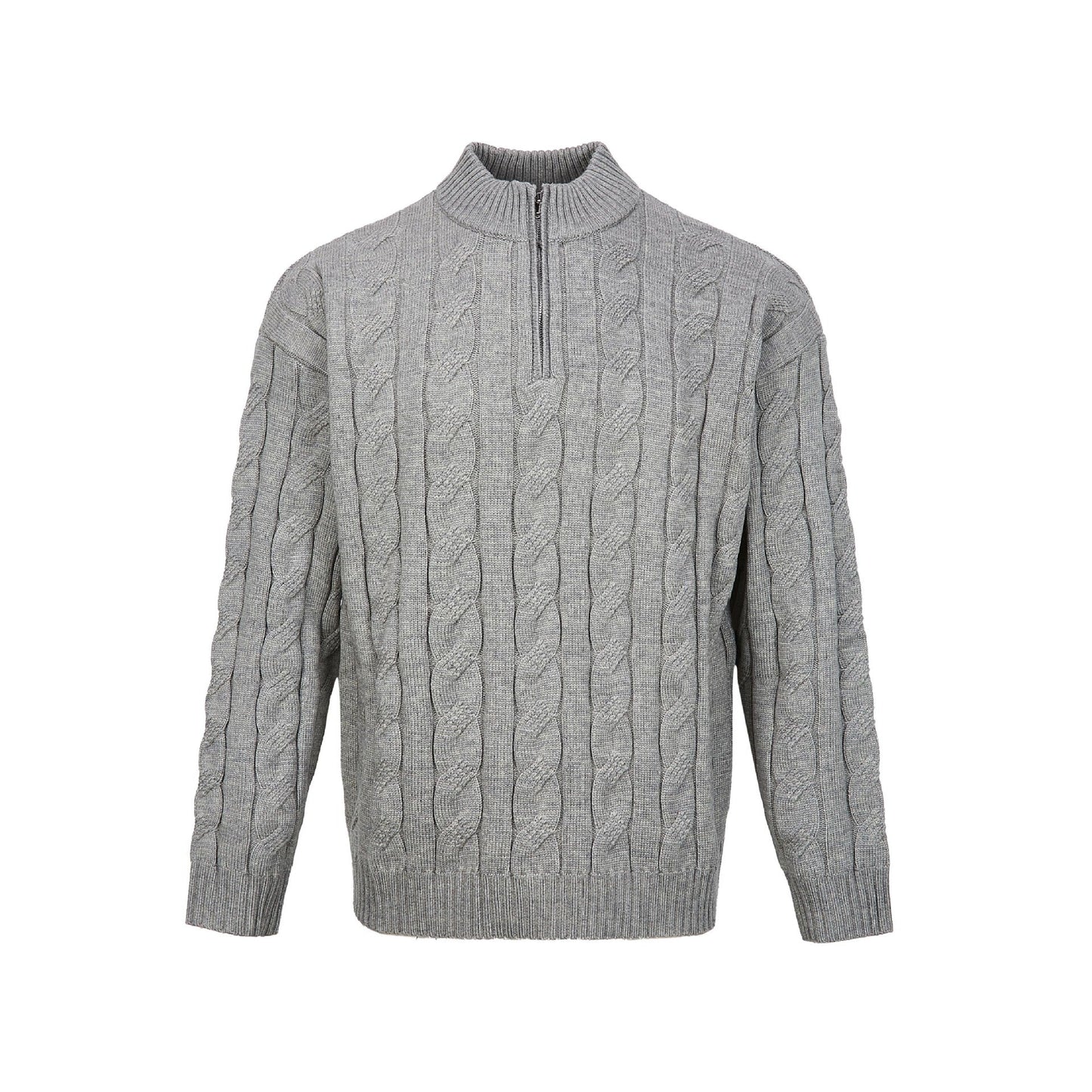 Andy | Men's Quarter-Zip Cable Knit Sweater