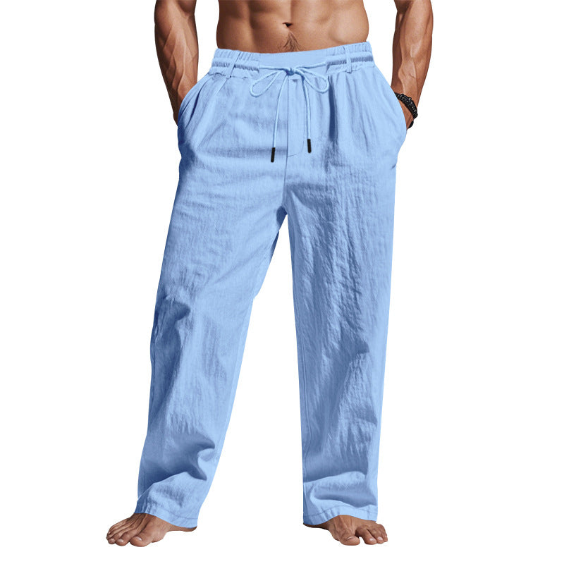 Barney | Men’s Trousers – Relaxed Fit, Breathable Full Length Pants