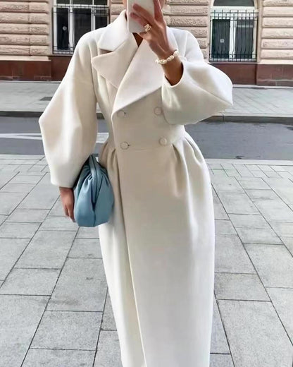 Phyllis | Women's Double Breasted Maxi Coat