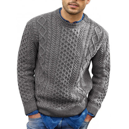Damon | Men's Crew Neck Knit Sweater