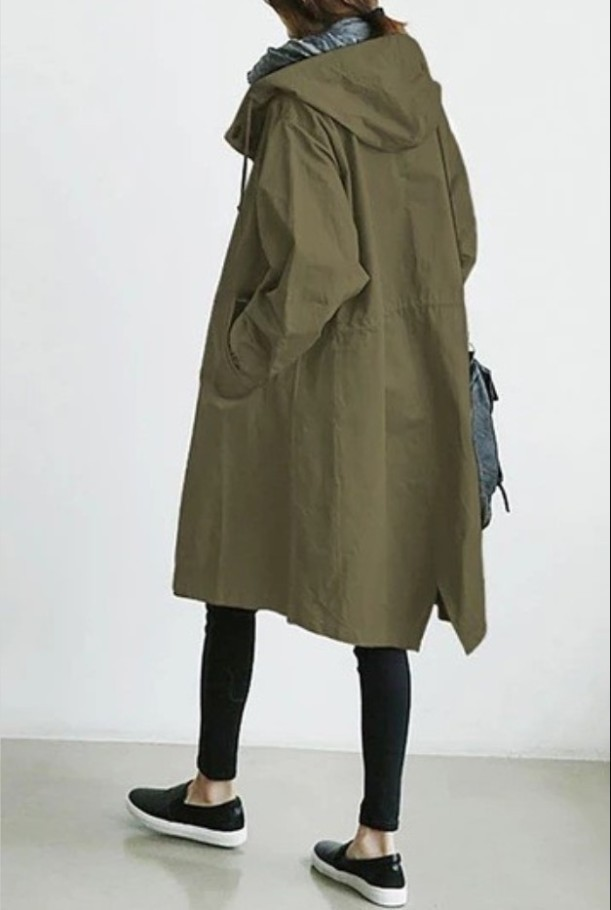 Raegan | Women's Oversized Hooded Trench Coat