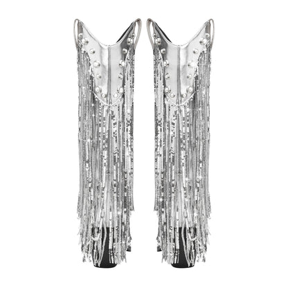 Marina | Women's Fringe Cowboy Boots