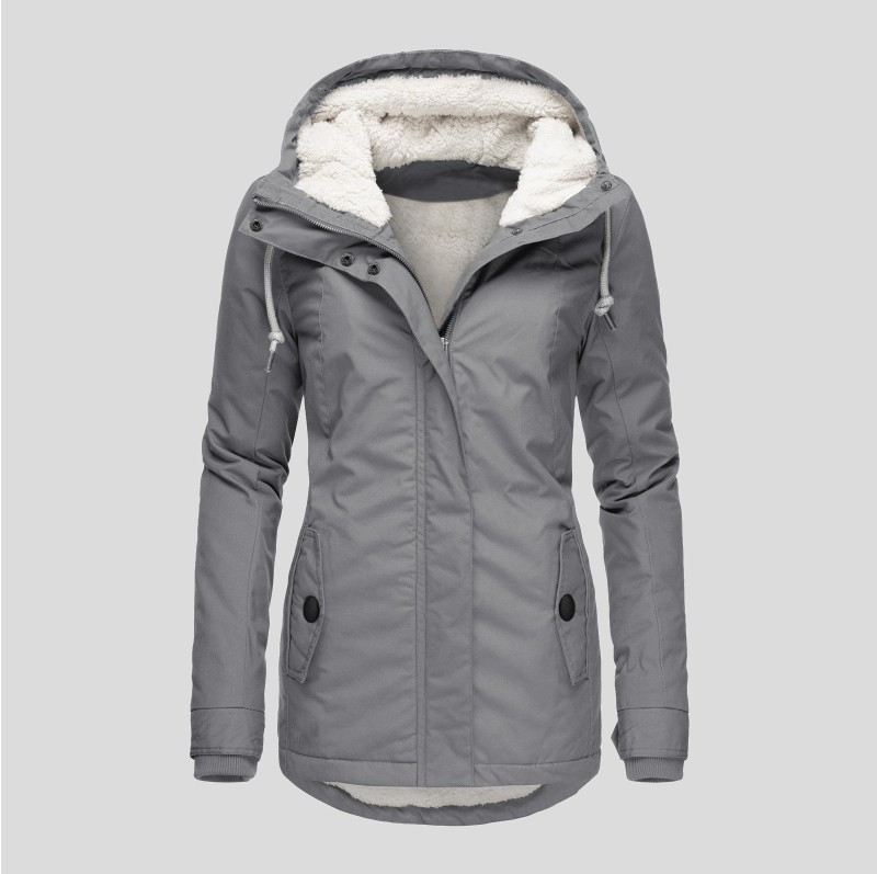 Jessica | Women's Fleece Lined Hooded Jacket