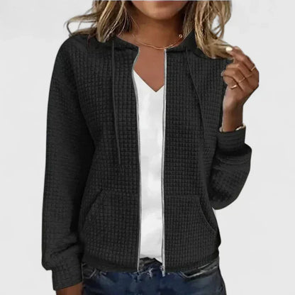 Women's Open-Front Long-Line Cardigan — Soft Draped Long-Sleeve Knit Wrap