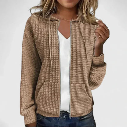 Women's Open-Front Long-Line Cardigan — Soft Draped Long-Sleeve Knit Wrap