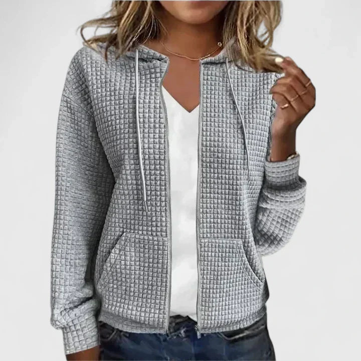 Women's Open-Front Long-Line Cardigan — Soft Draped Long-Sleeve Knit Wrap