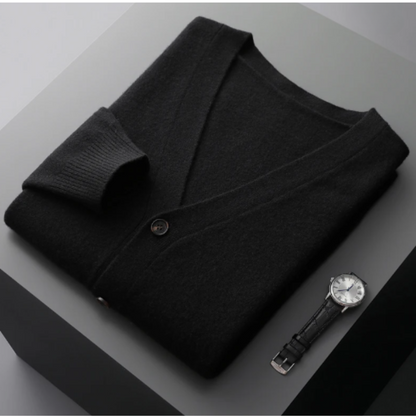 Arlo | Ribbed V-Neck Button Cardigan