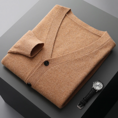 Arlo | Ribbed V-Neck Button Cardigan