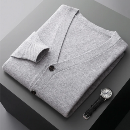Arlo | Ribbed V-Neck Button Cardigan