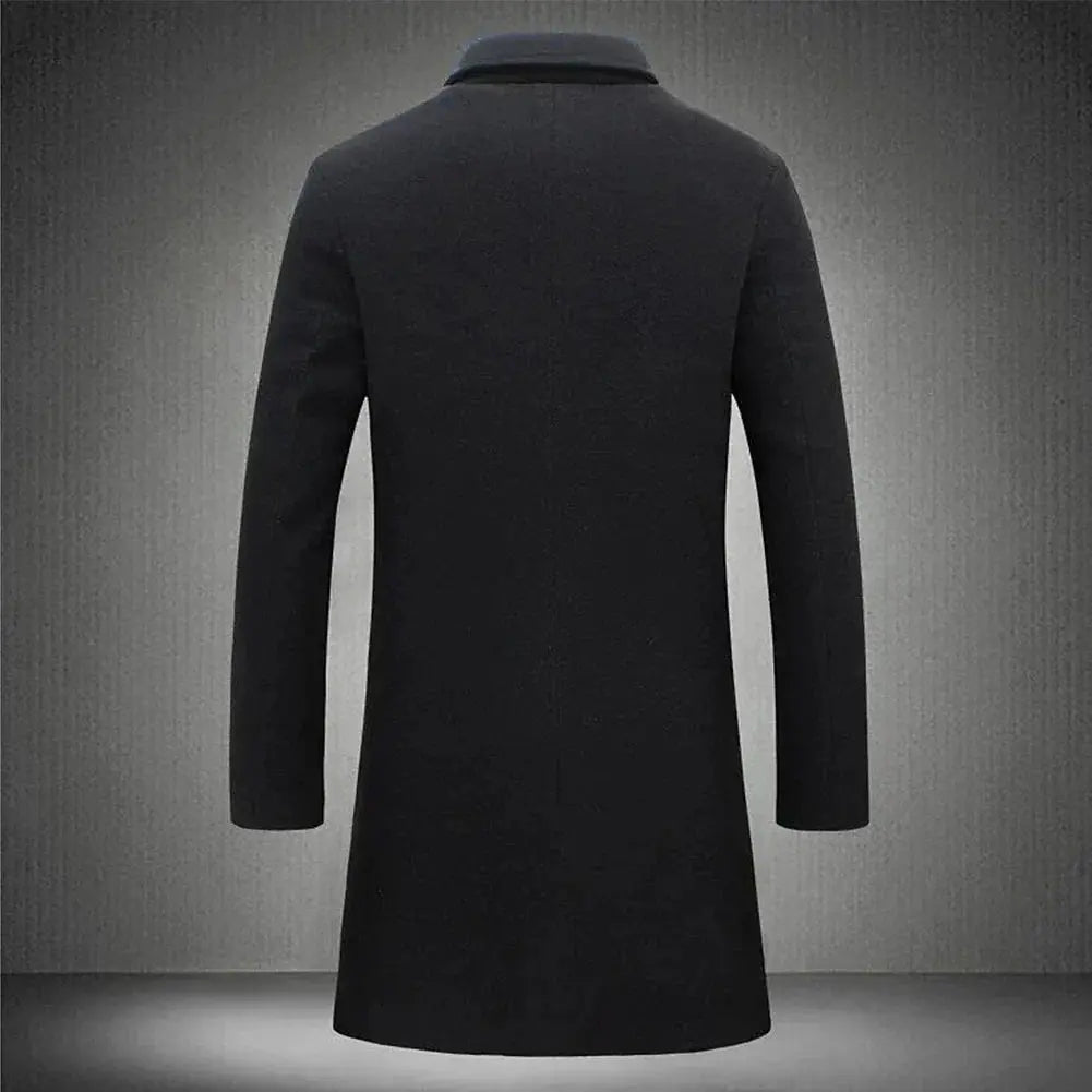 Mason | Men's Long Button Front Coat
