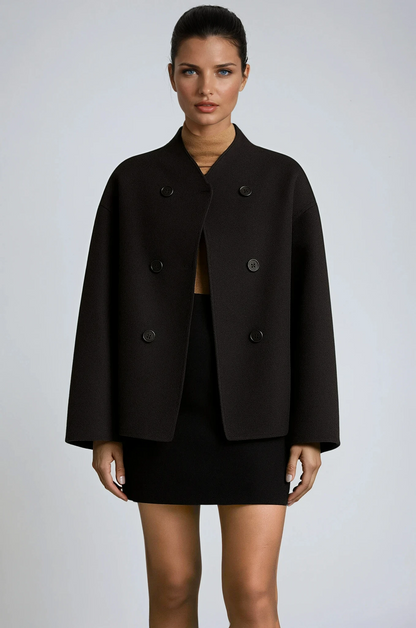 Women's Oversized Double-Breasted Coat