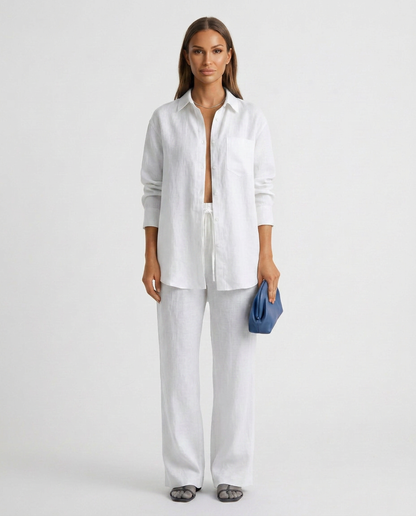 Sophie Laurent | Women's Relaxed Linen Lounge Set