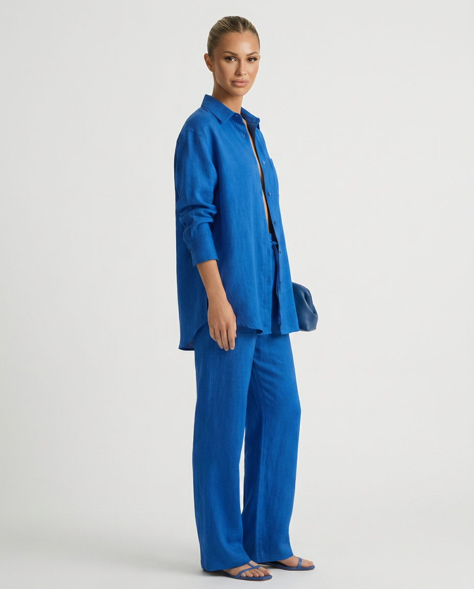 Sophie Laurent | Women's Relaxed Linen Lounge Set