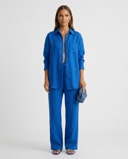 Sophie Laurent | Women's Relaxed Linen Lounge Set