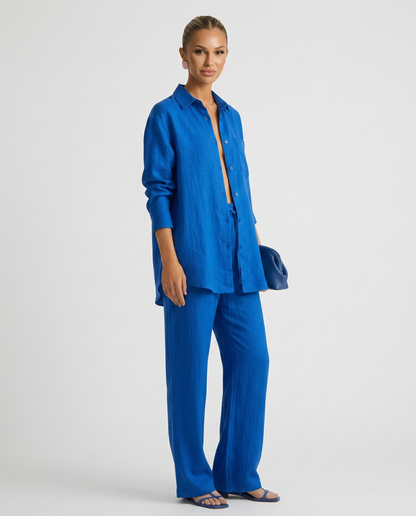 Sophie Laurent | Women's Relaxed Linen Lounge Set