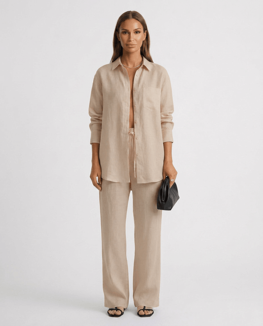 Sophie | Relaxed Linen Lounge Set Women