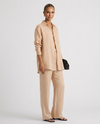 Sophie Laurent | Women's Relaxed Linen Lounge Set