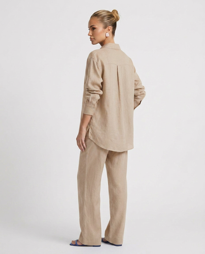 Sophie Laurent | Women's Relaxed Linen Lounge Set
